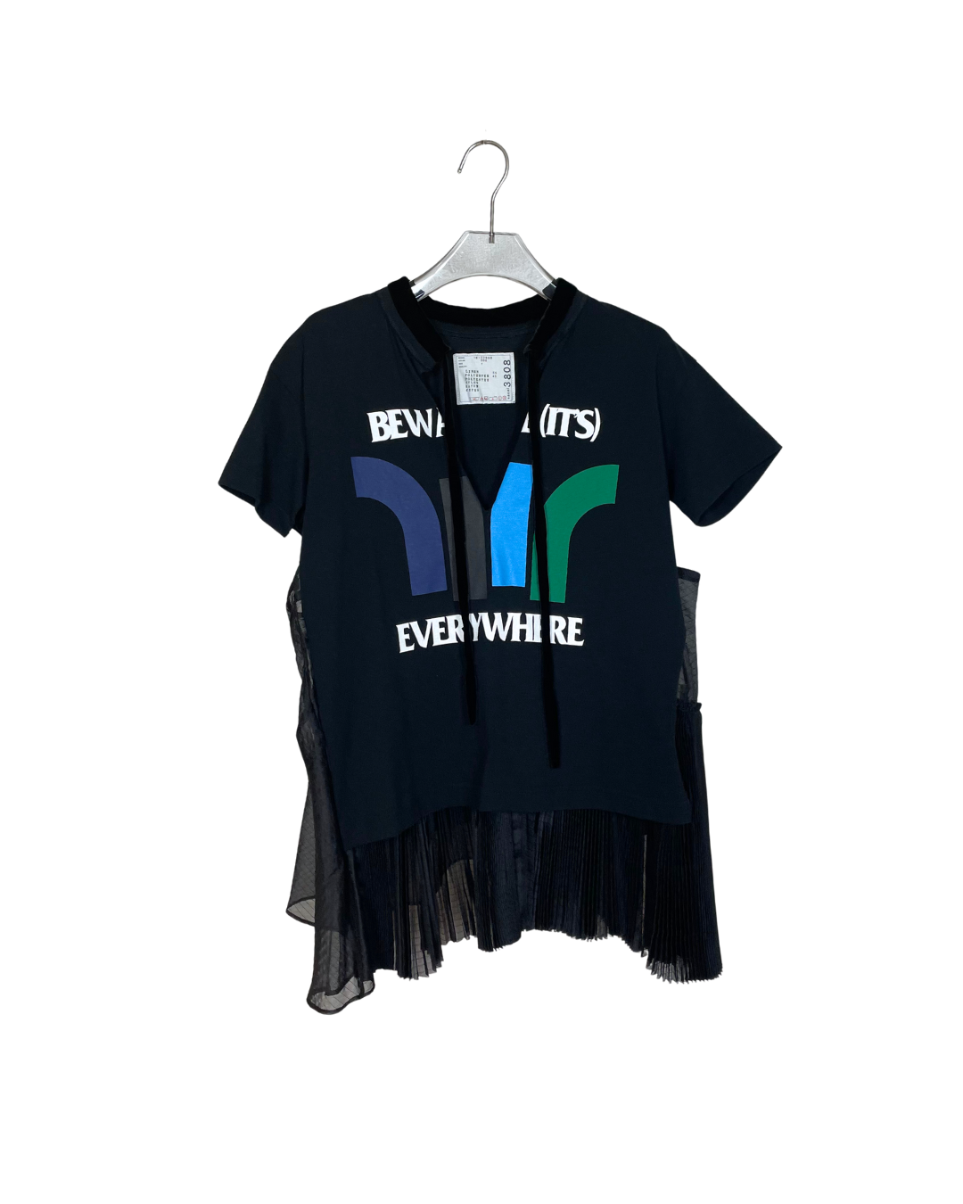 sacai 半袖Tシャツ / トップス 変形 プリーツ