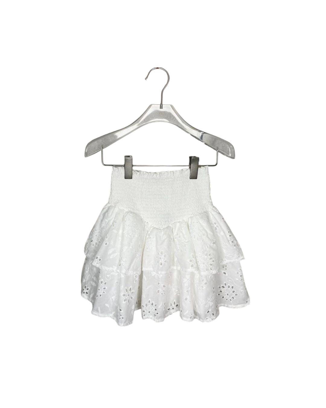 SHEIN レースショートスカート / フレア ダブルレイヤー ハイウエスト