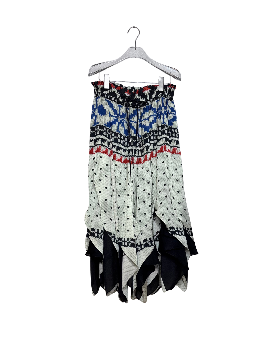 sacai スカート (SET UP) / Knit Print