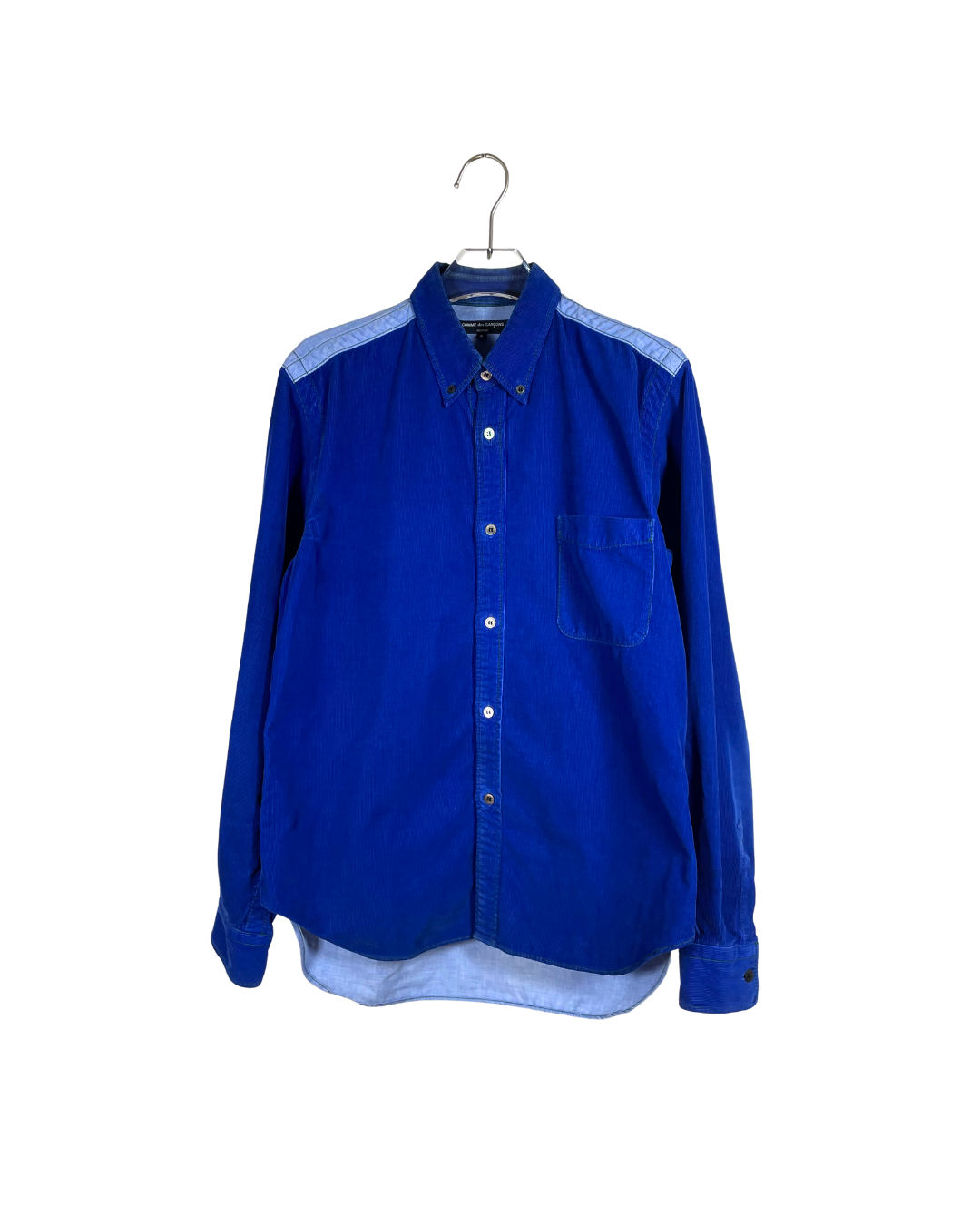 COMME des GARÇONS シャツ / コーデュロイ切り替えシャツ　メンズシャツ