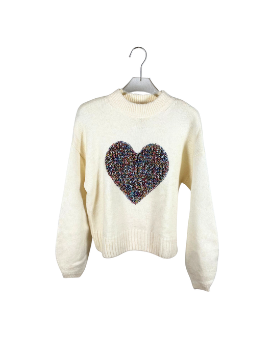 Desigual. オーバーサイズセーター / ハート ニット