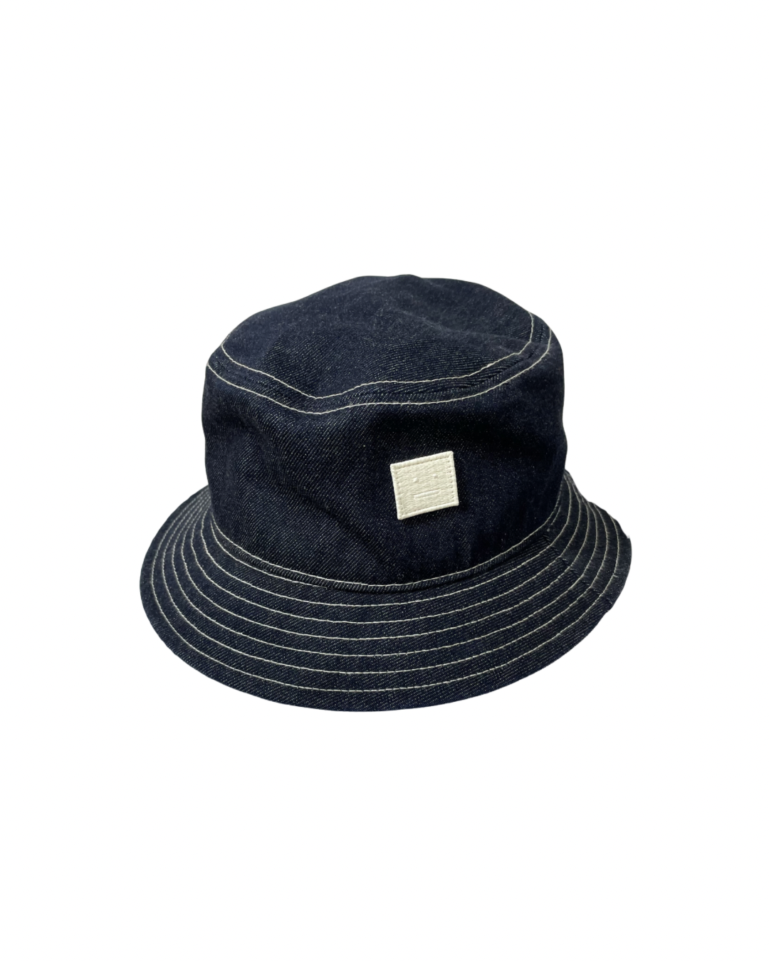 Acne Studios バケットハット / デニム ニコちゃんワッペン