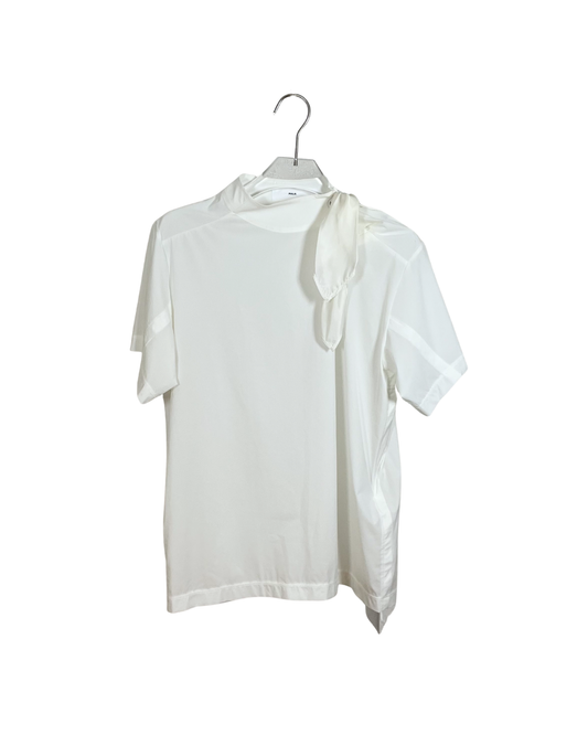 TOGA PULLA 半袖Tシャツ / ネックリボン ハイネック