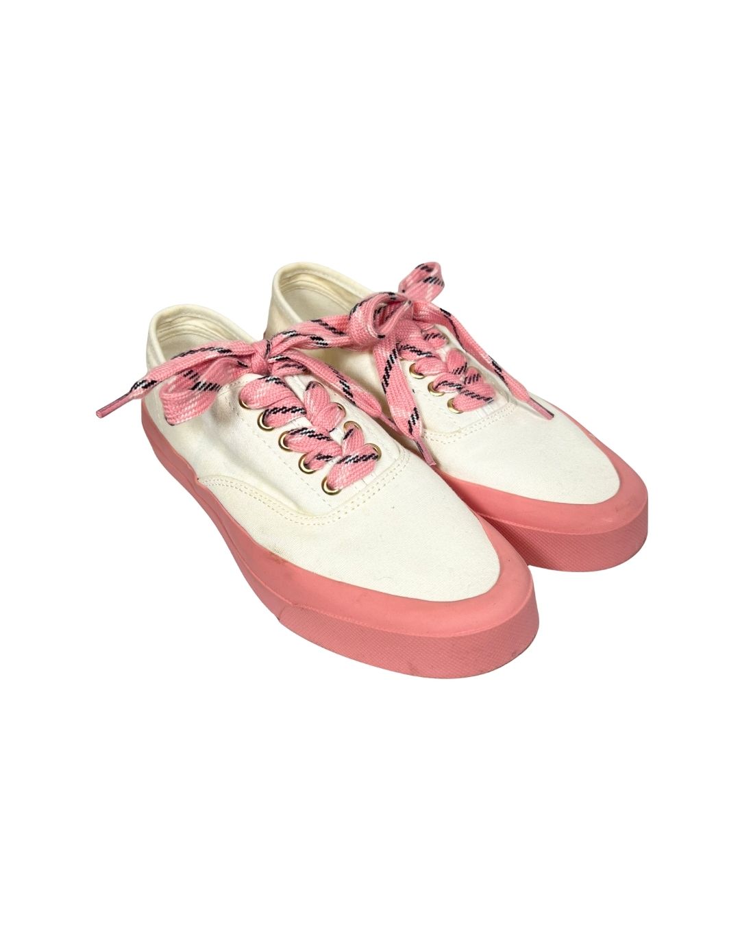 MAISON KITSUNE キャンバススニーカー / 靴紐チェック