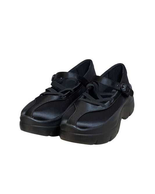 ZARA ストラップ付きサテンメリージェーンスニーカー