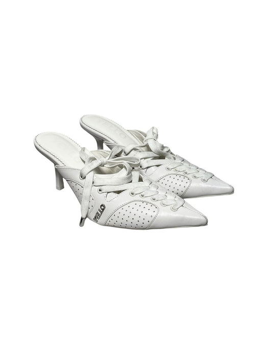 YELLO ACE SNEAKER MULES / ヒールサンダル レースアップ