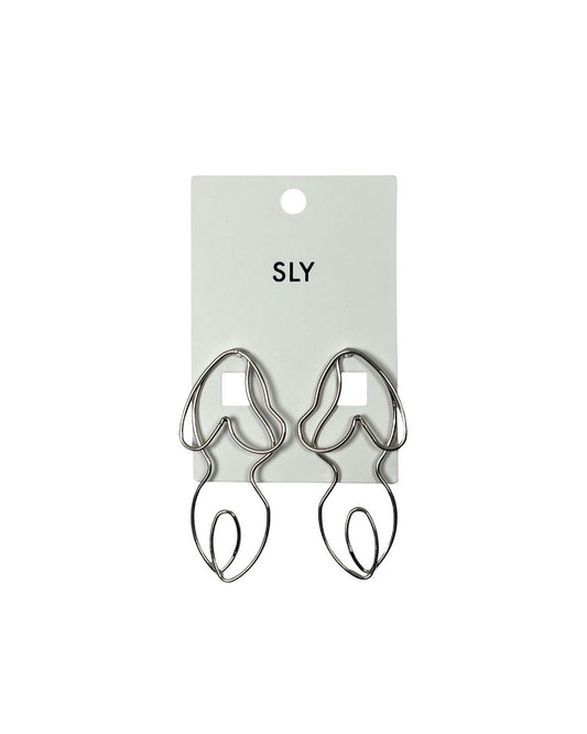 SLY モチーフピアス / 真鍮 チタン