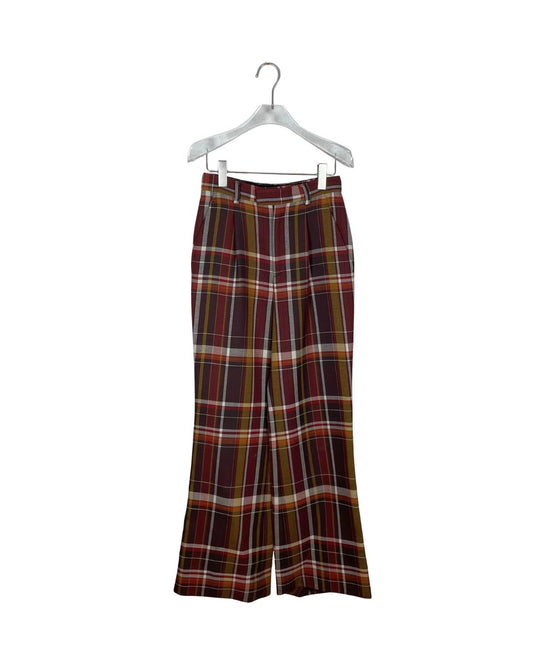 Acne Studios チェックフレアパンツ / チェック