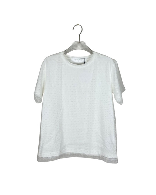 PICCIN PERLA ドットチュールシャツ / 半袖Tシャツ