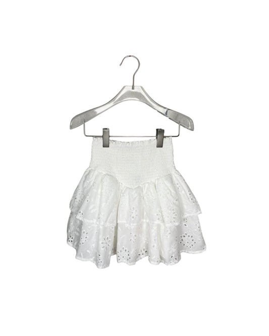 SHEIN レースショートスカート / フレア ダブルレイヤー ハイウエスト