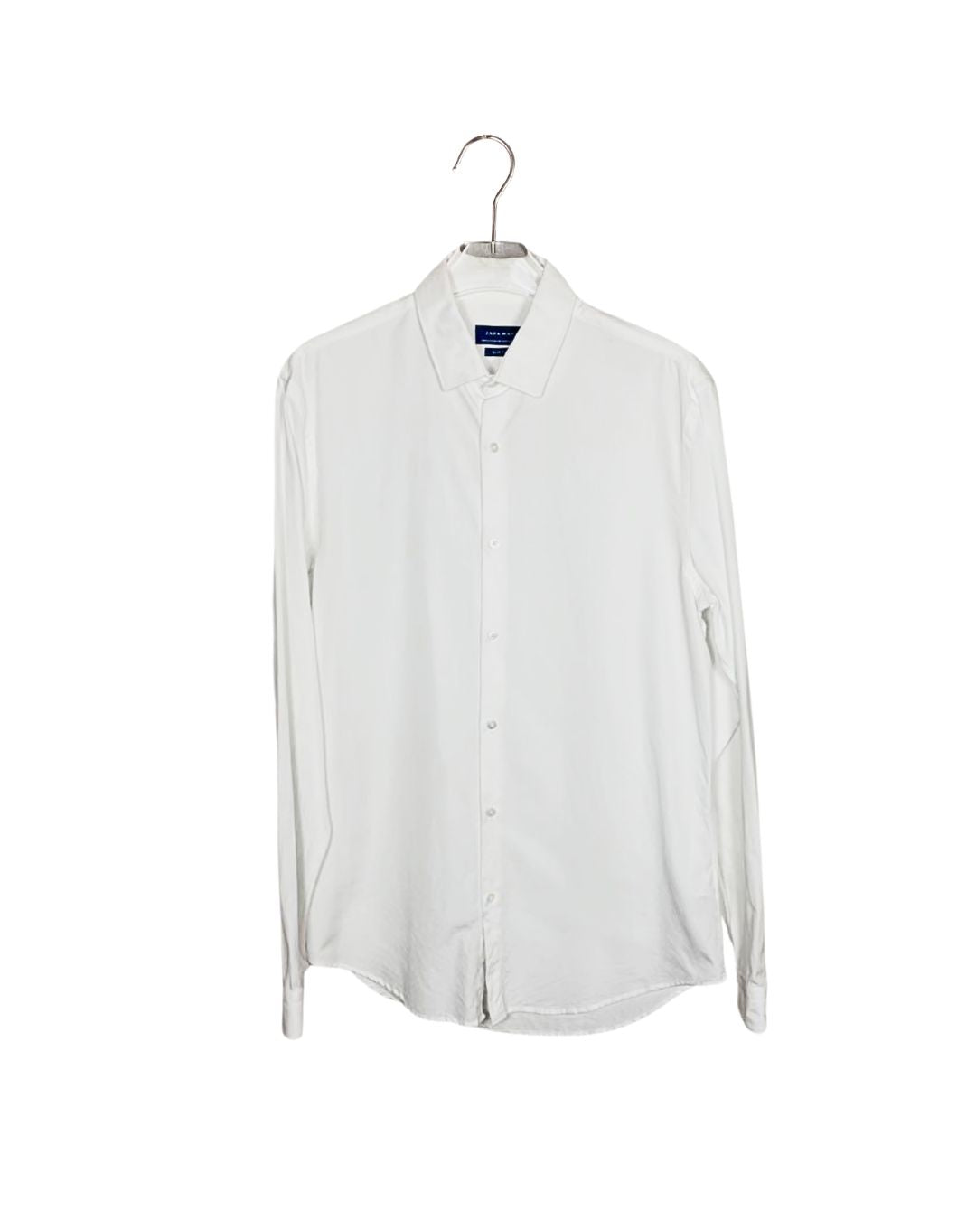 ZARA 長袖ワイシャツ / 無地 スリムフィット