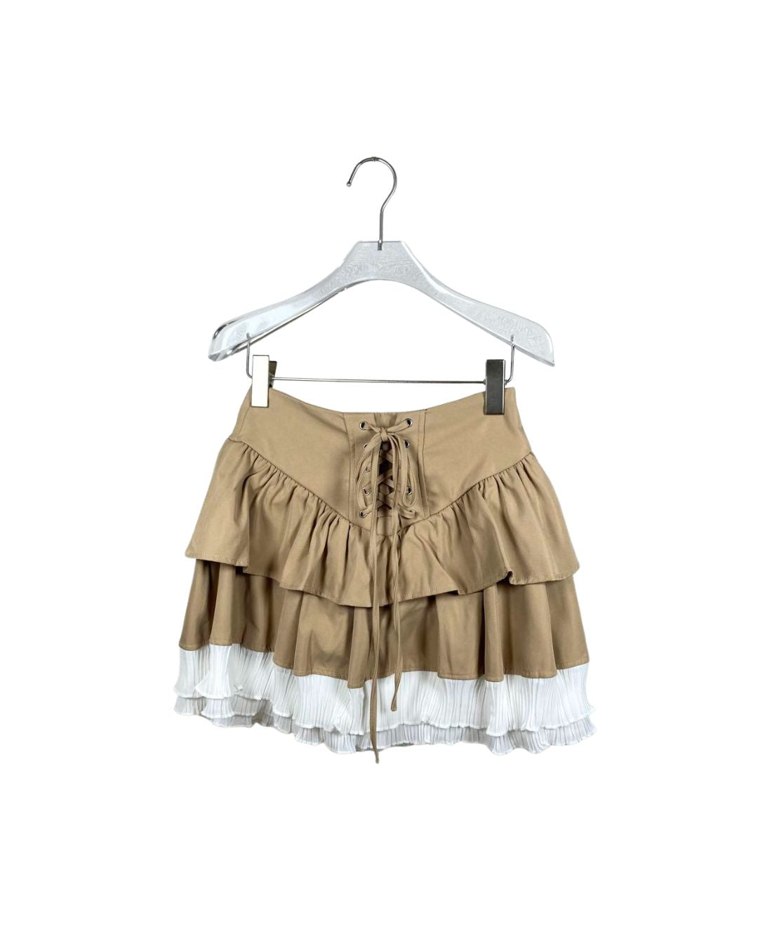 SHEIN フリルスカート / レイヤード レースアップ